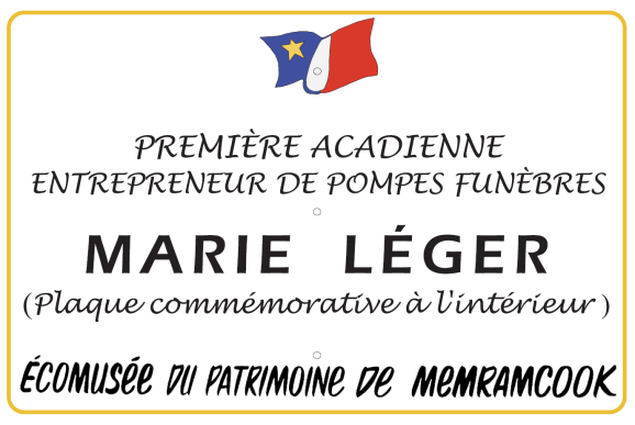 Marie Léger, entrepreneure de pompes funèbres