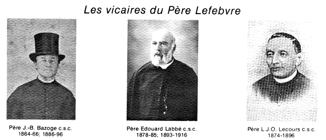 Les vicaires du Père Lefebvre